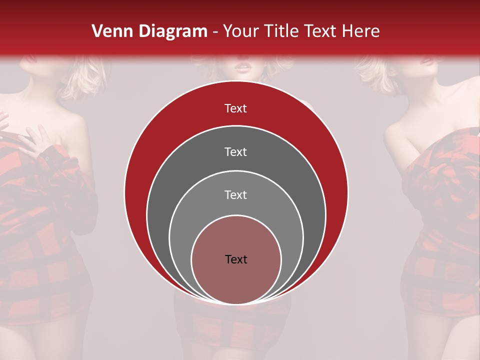 Sale Model Caucasian PowerPoint Template