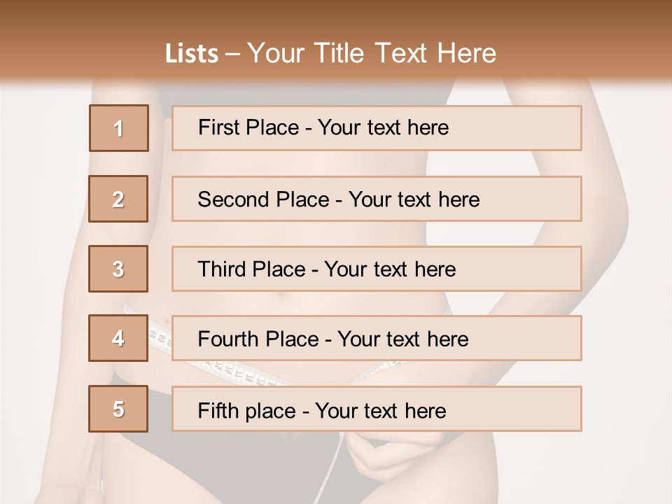 Slimming Shape Sport PowerPoint Template