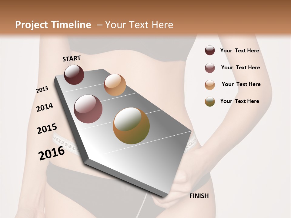 Slimming Shape Sport PowerPoint Template