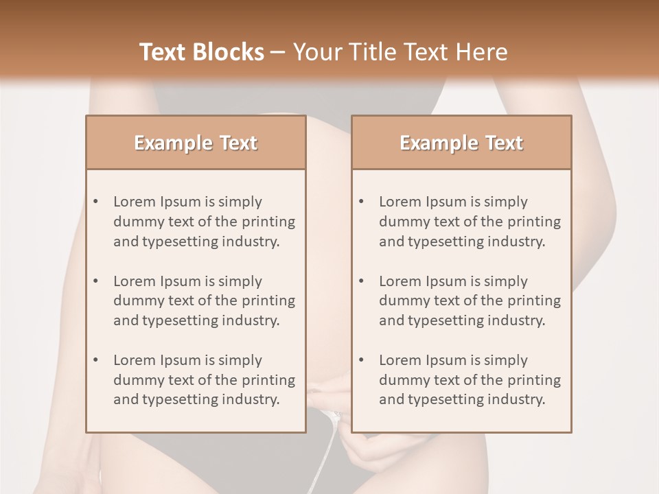 Slimming Shape Sport PowerPoint Template