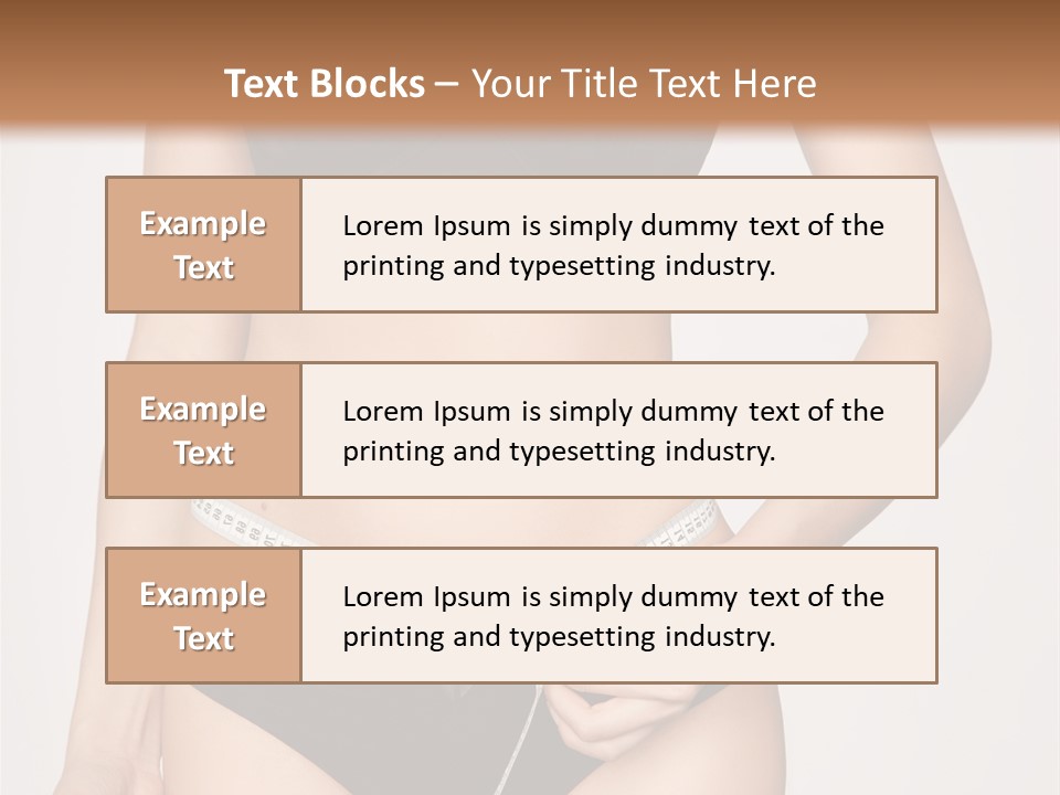 Slimming Shape Sport PowerPoint Template