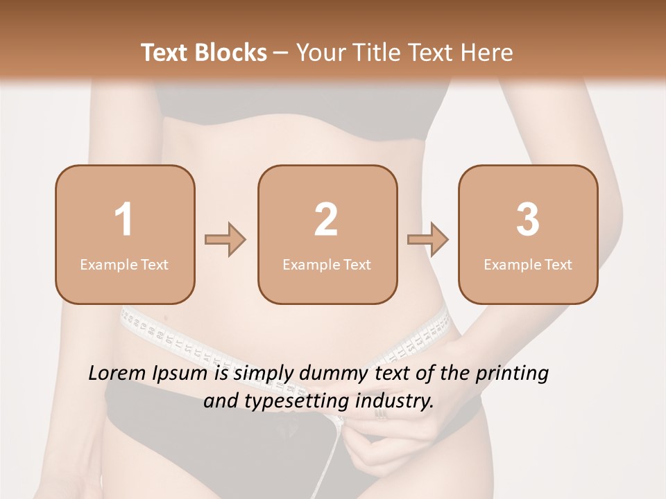 Slimming Shape Sport PowerPoint Template