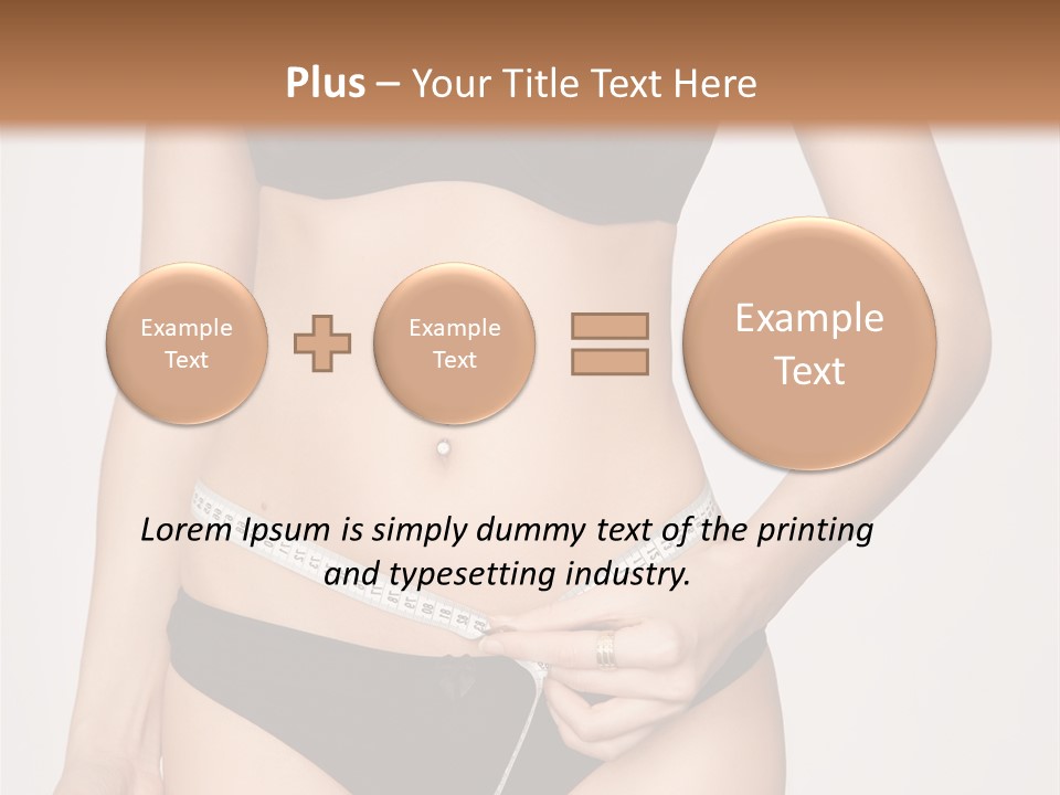 Slimming Shape Sport PowerPoint Template