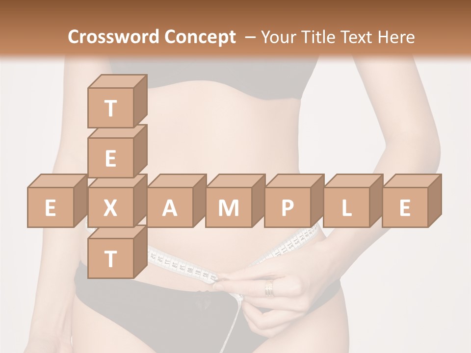 Slimming Shape Sport PowerPoint Template