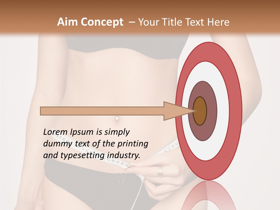 Slimming Shape Sport PowerPoint Template