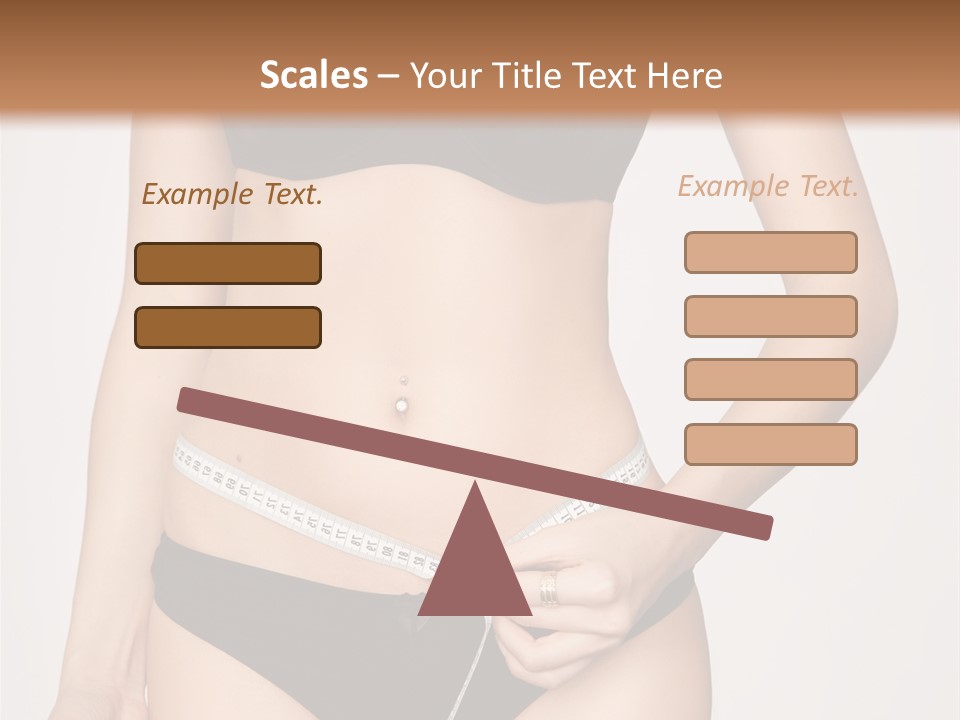 Slimming Shape Sport PowerPoint Template
