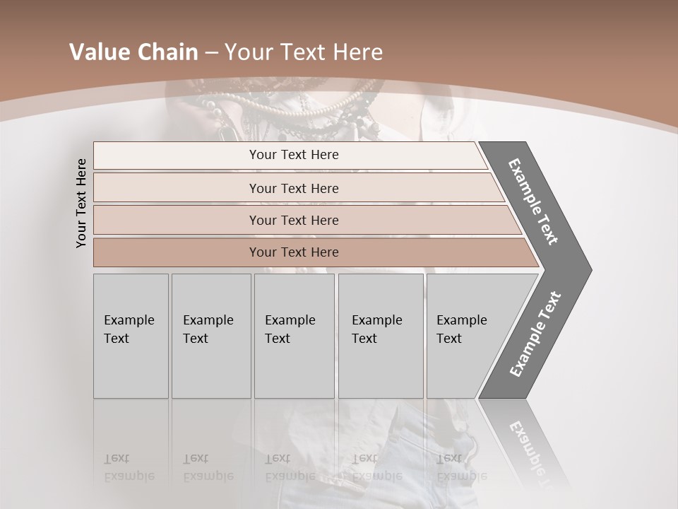 Hairstyle Brunette Y PowerPoint Template