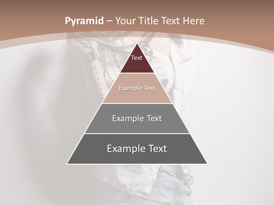 Hairstyle Brunette Y PowerPoint Template