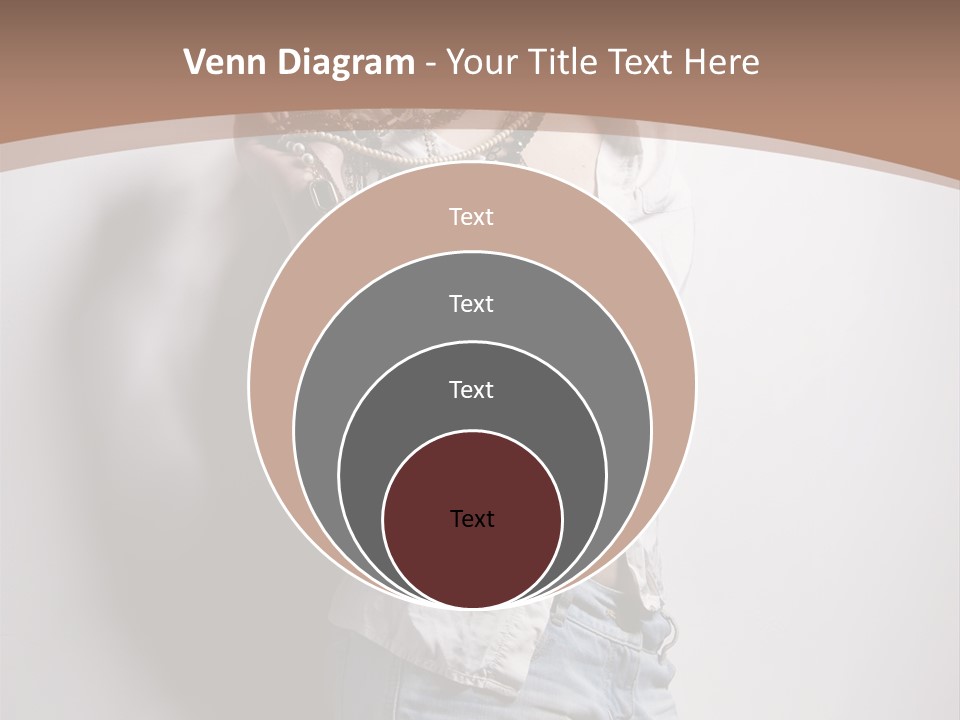 Hairstyle Brunette Y PowerPoint Template