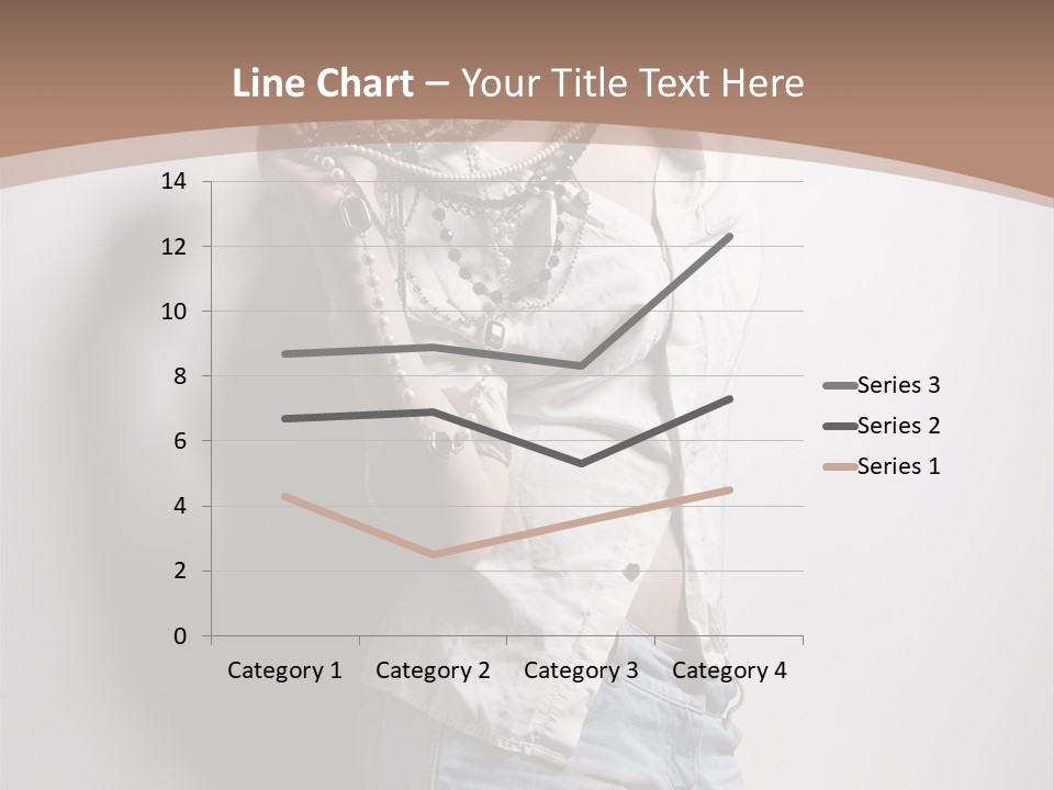 Hairstyle Brunette Y PowerPoint Template