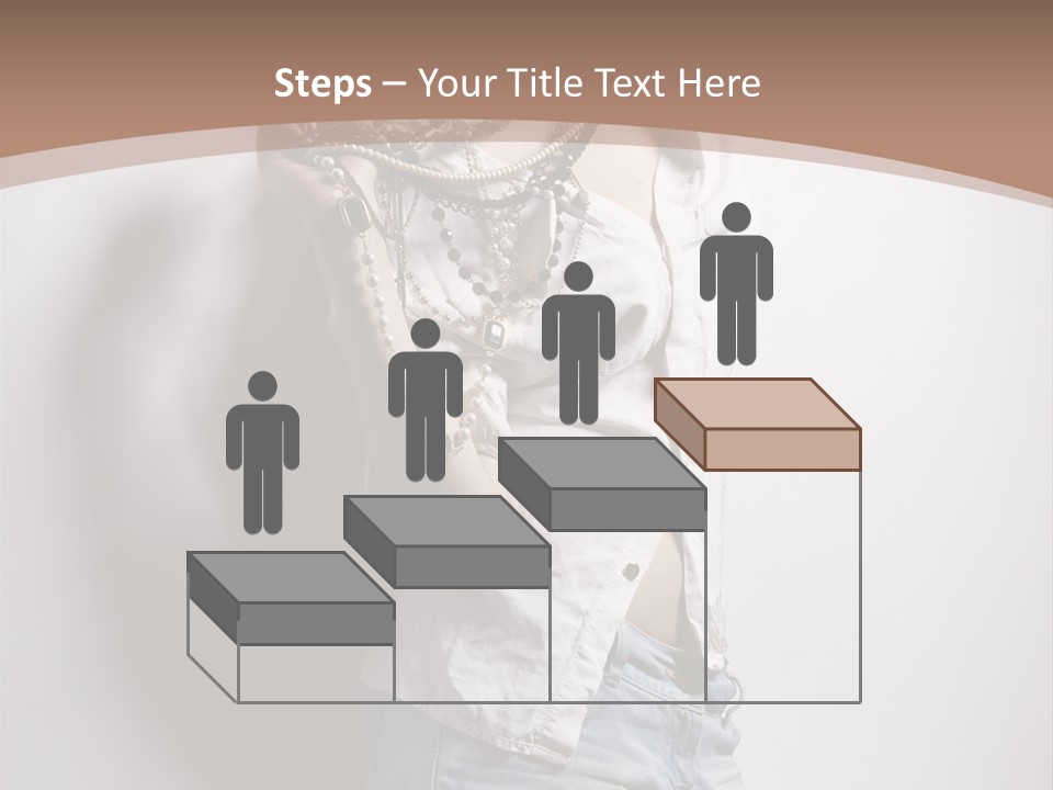 Hairstyle Brunette Y PowerPoint Template