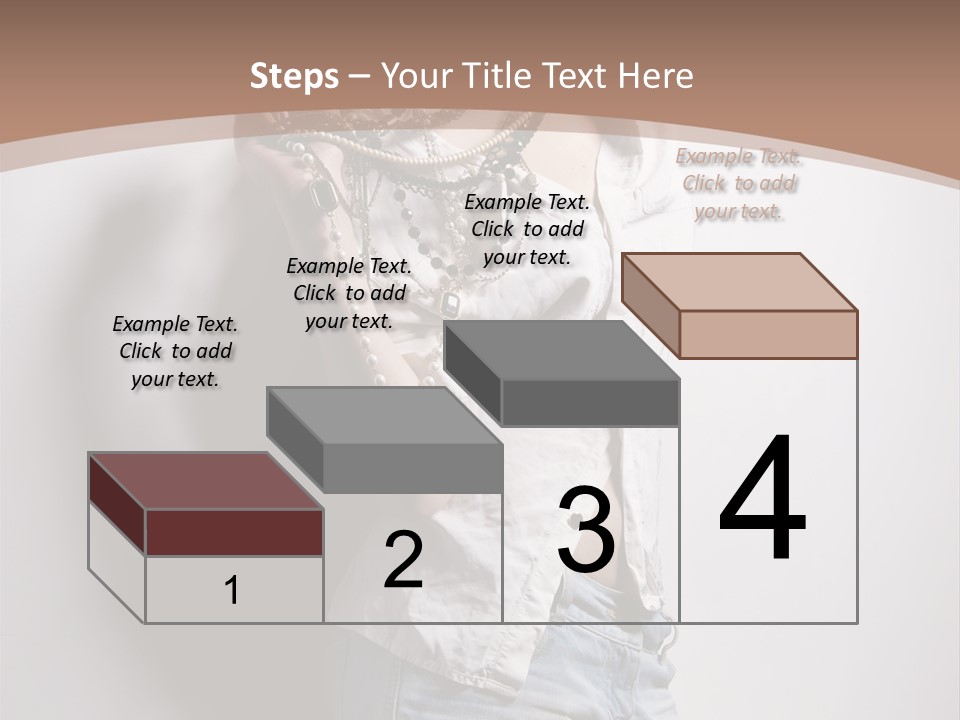 Hairstyle Brunette Y PowerPoint Template