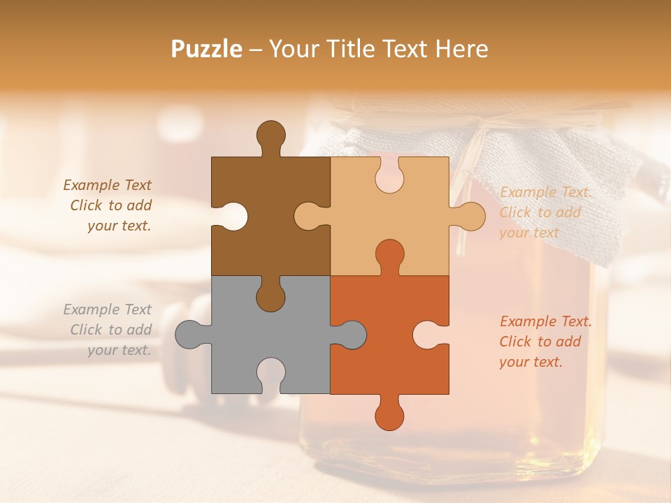 Wheat Jar Pouring PowerPoint Template