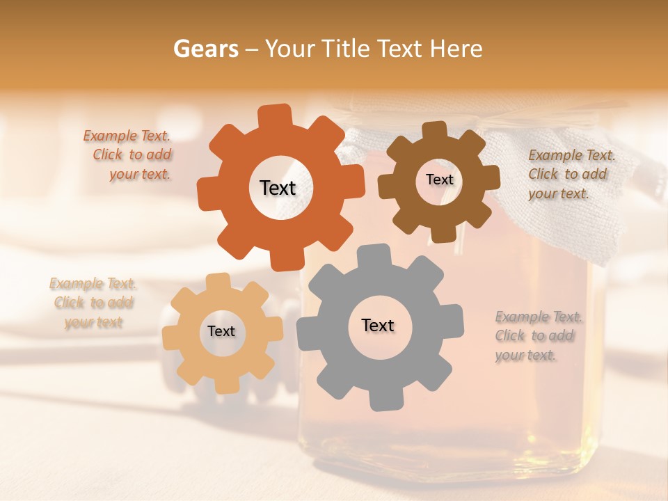 Wheat Jar Pouring PowerPoint Template