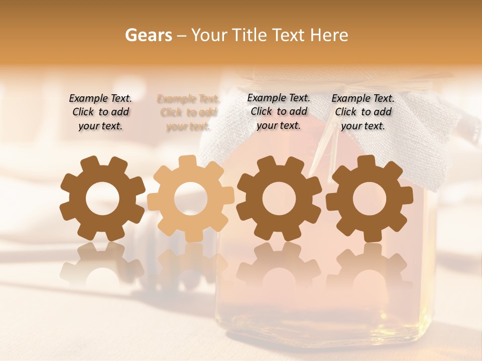 Wheat Jar Pouring PowerPoint Template