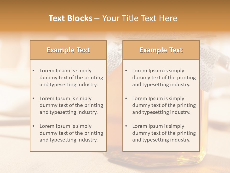 Wheat Jar Pouring PowerPoint Template
