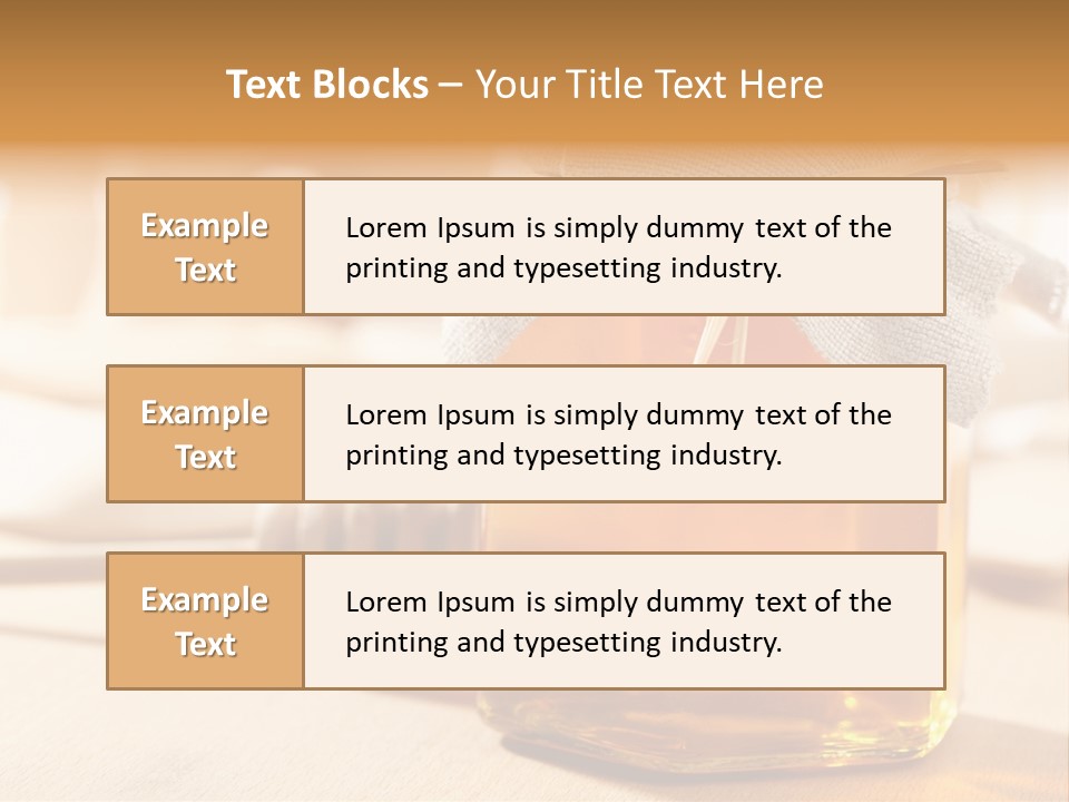 Wheat Jar Pouring PowerPoint Template
