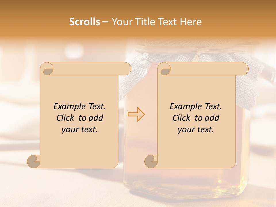 Wheat Jar Pouring PowerPoint Template