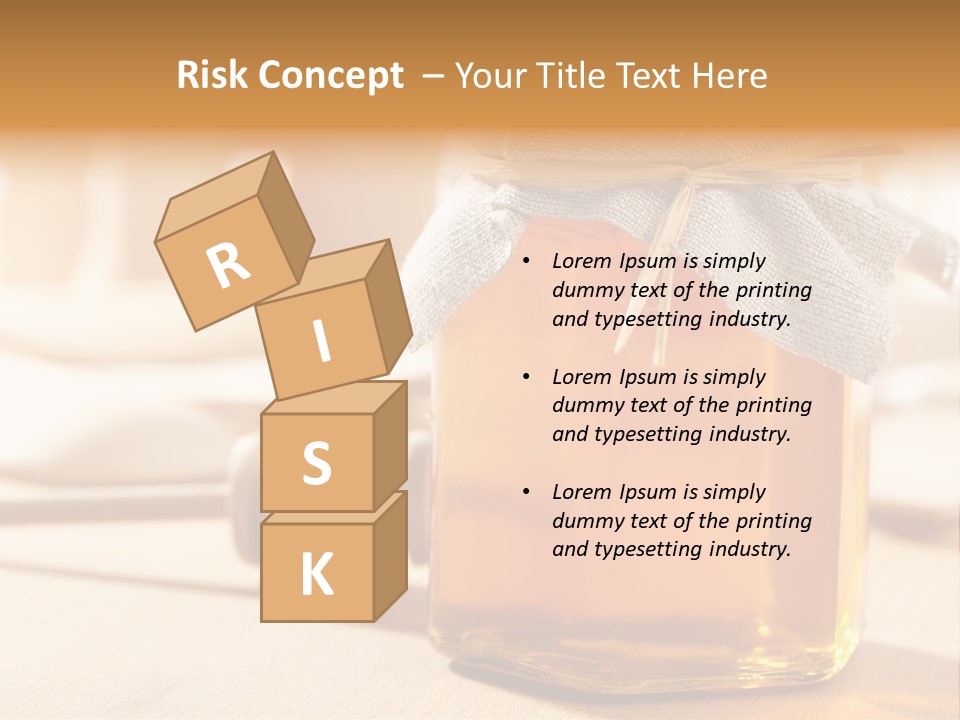 Wheat Jar Pouring PowerPoint Template