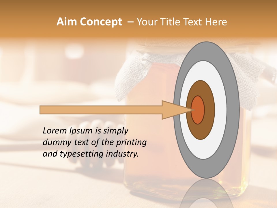 Wheat Jar Pouring PowerPoint Template