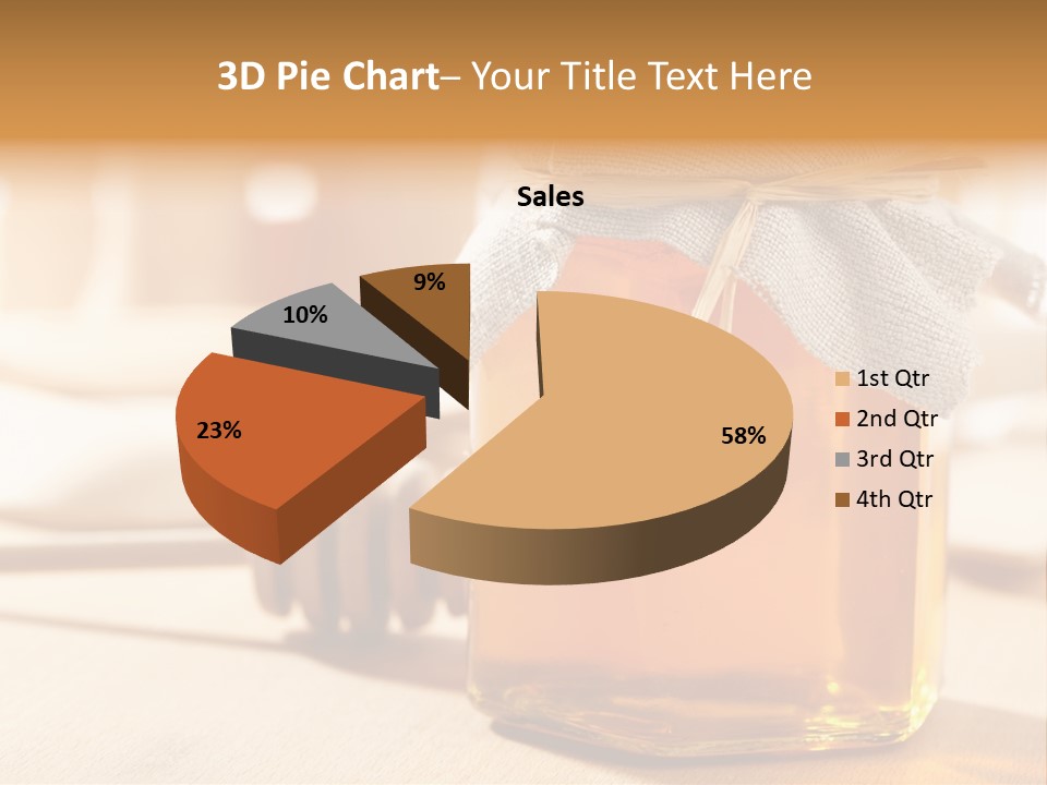 Wheat Jar Pouring PowerPoint Template