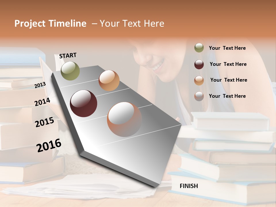Leisure Pile Lifestyle PowerPoint Template