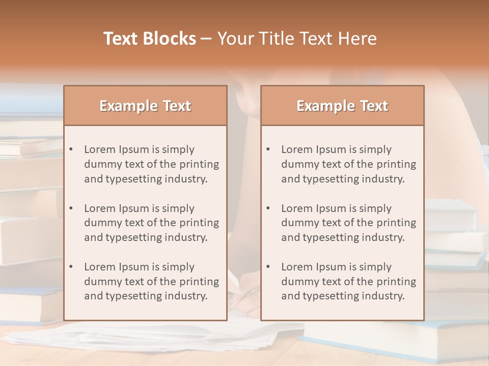 Leisure Pile Lifestyle PowerPoint Template