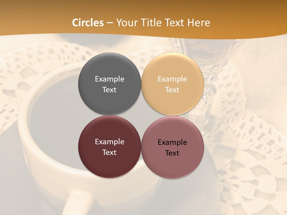 Caffeine Golden Natural PowerPoint Template