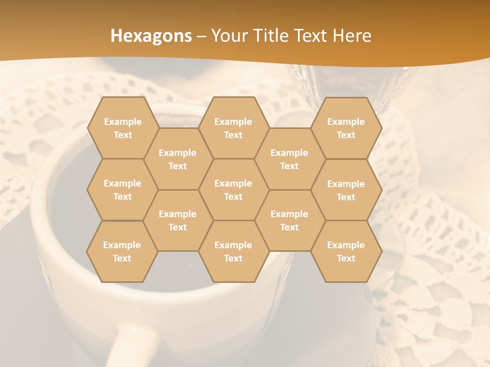 Caffeine Golden Natural PowerPoint Template