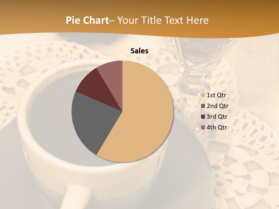 Caffeine Golden Natural PowerPoint Template