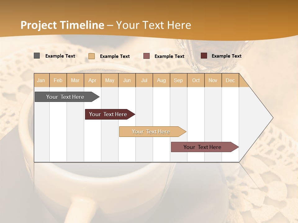 Caffeine Golden Natural PowerPoint Template