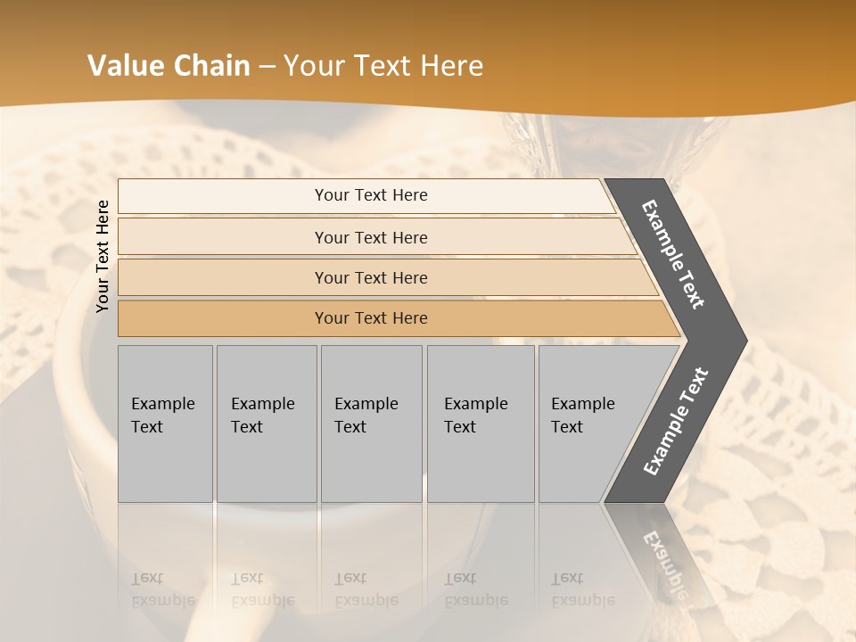 Caffeine Golden Natural PowerPoint Template
