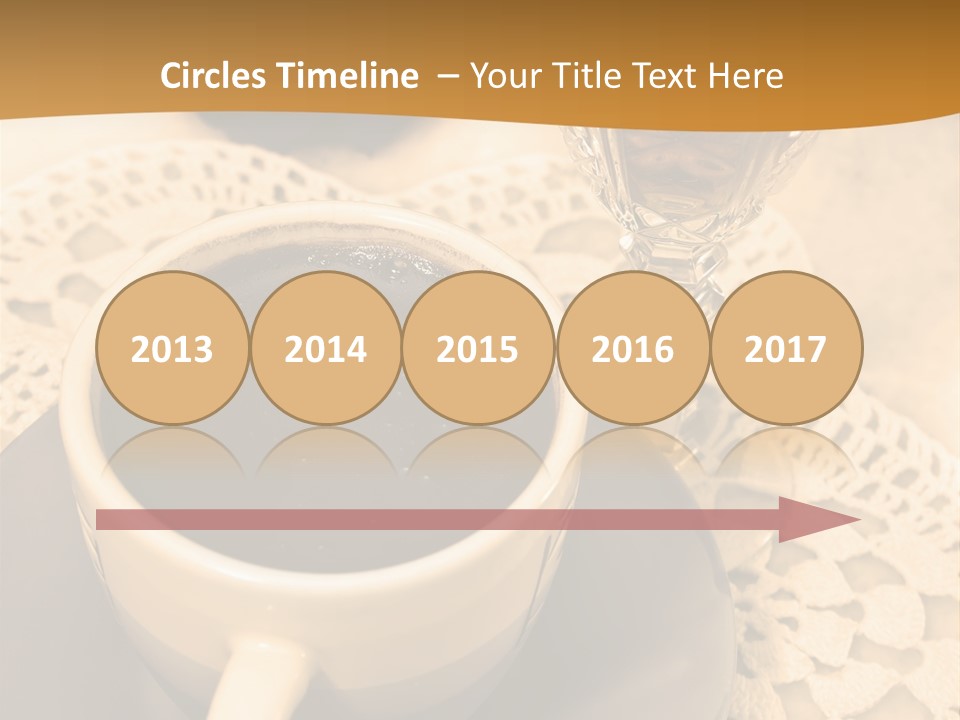 Caffeine Golden Natural PowerPoint Template