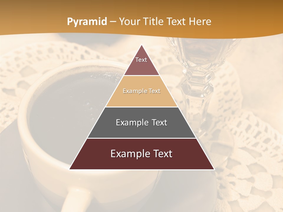 Caffeine Golden Natural PowerPoint Template