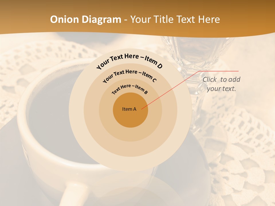 Caffeine Golden Natural PowerPoint Template