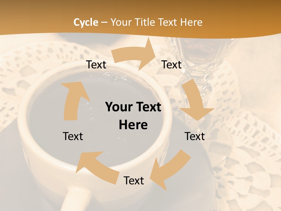 Caffeine Golden Natural PowerPoint Template