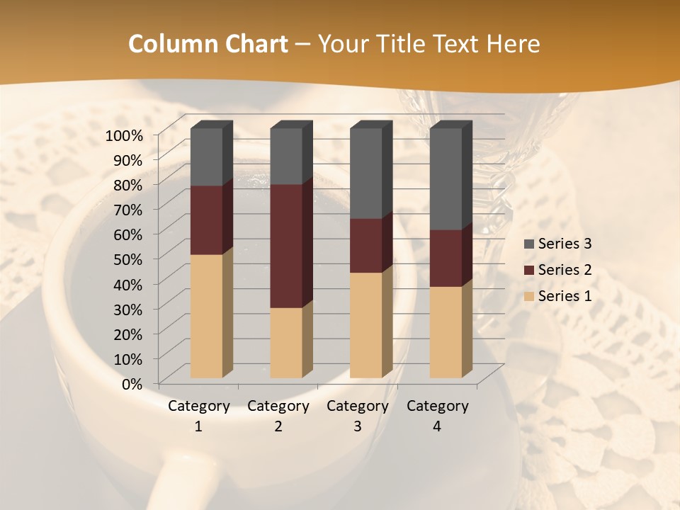 Caffeine Golden Natural PowerPoint Template