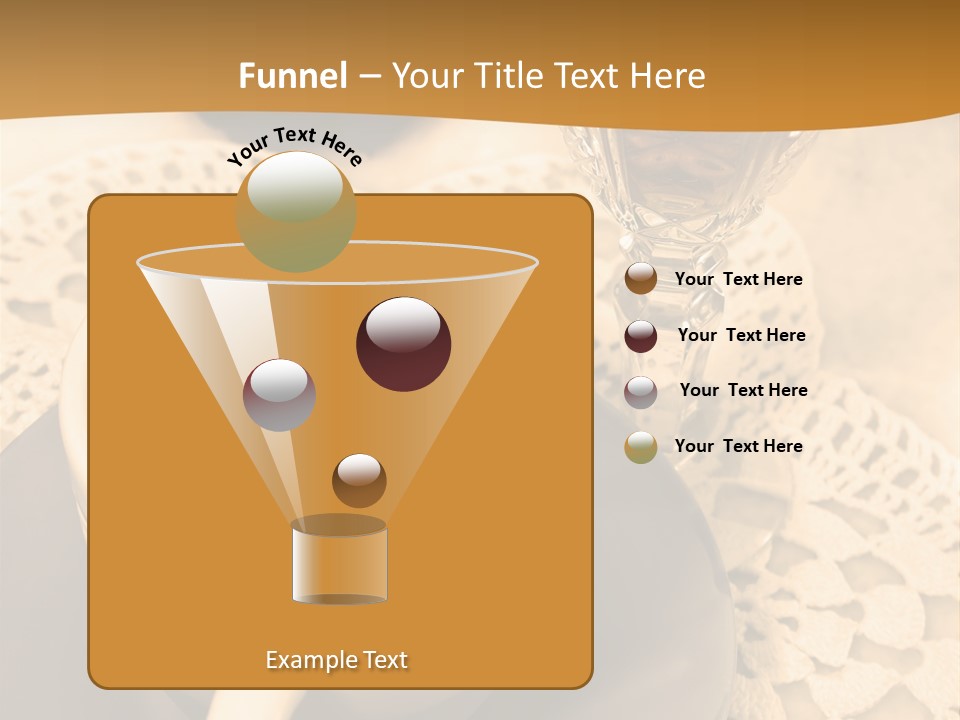 Caffeine Golden Natural PowerPoint Template