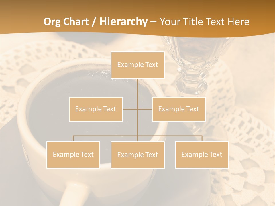 Caffeine Golden Natural PowerPoint Template