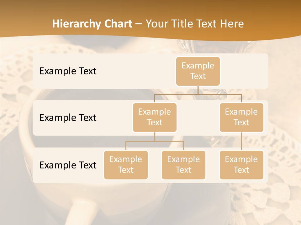 Caffeine Golden Natural PowerPoint Template