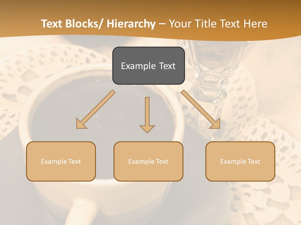 Caffeine Golden Natural PowerPoint Template