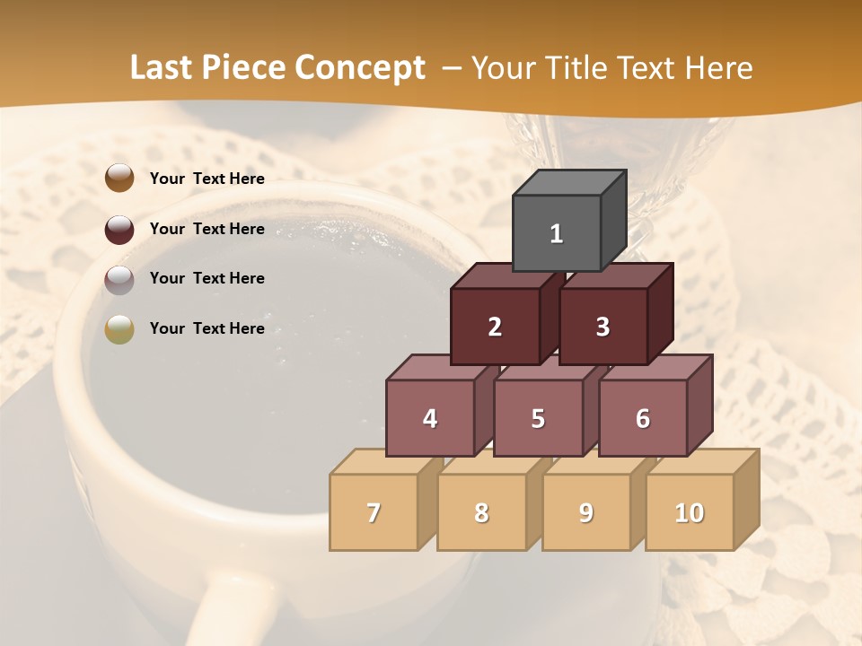 Caffeine Golden Natural PowerPoint Template