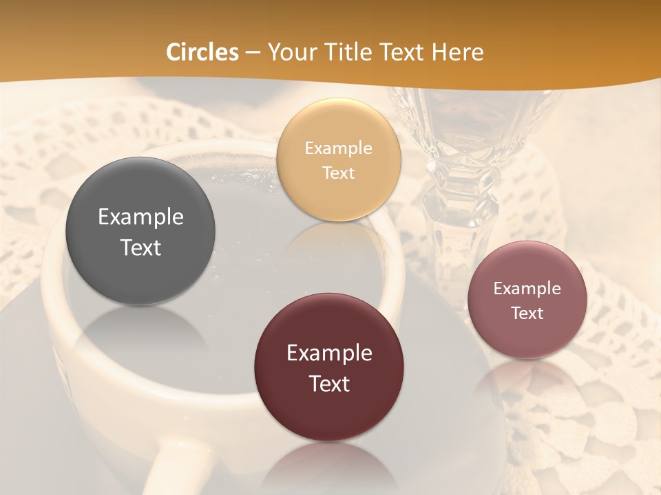 Caffeine Golden Natural PowerPoint Template