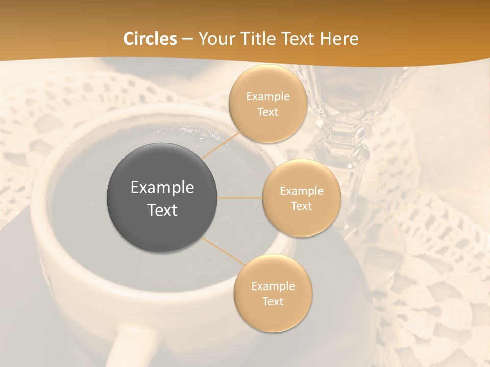 Caffeine Golden Natural PowerPoint Template