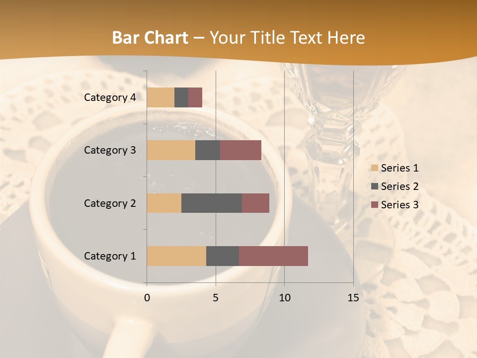Caffeine Golden Natural PowerPoint Template