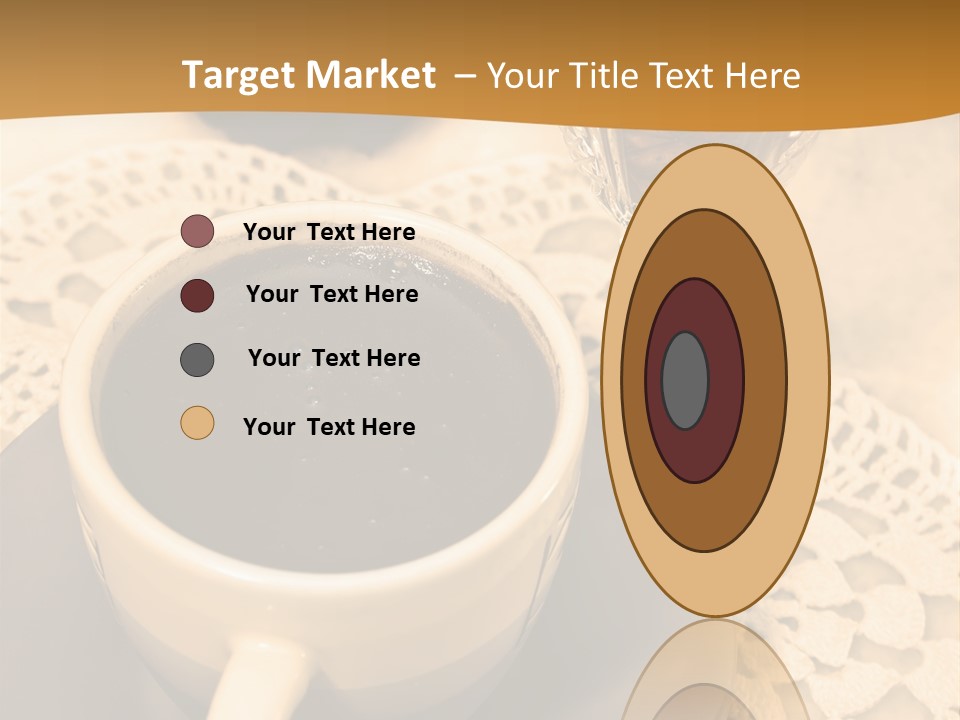 Caffeine Golden Natural PowerPoint Template