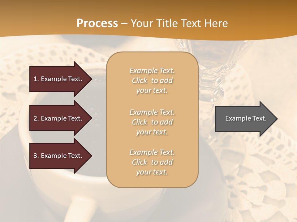 Caffeine Golden Natural PowerPoint Template