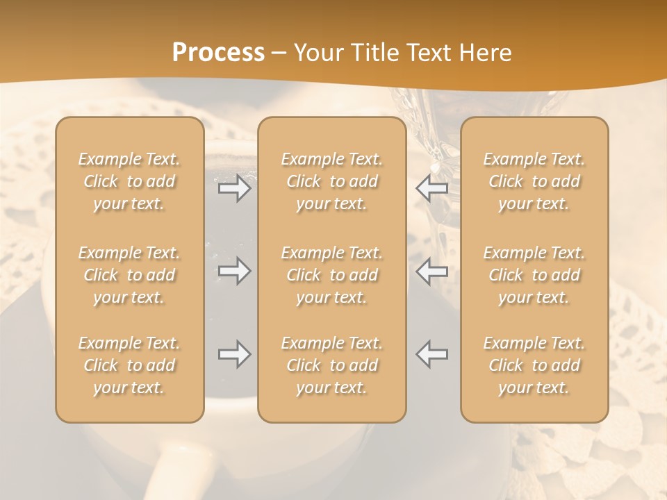 Caffeine Golden Natural PowerPoint Template