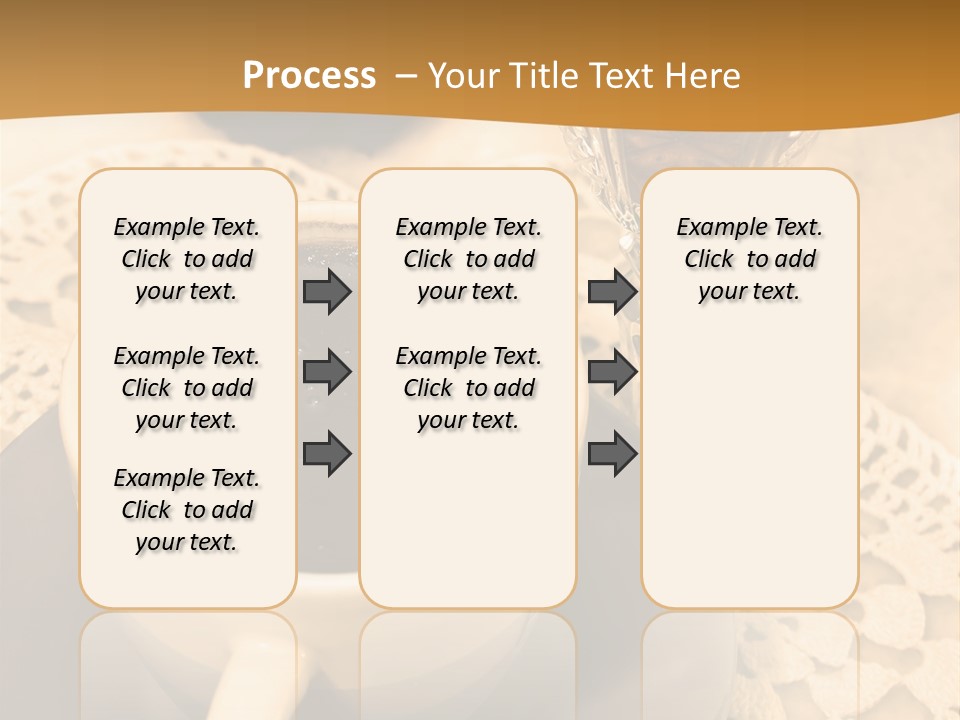 Caffeine Golden Natural PowerPoint Template