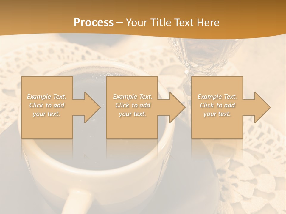Caffeine Golden Natural PowerPoint Template